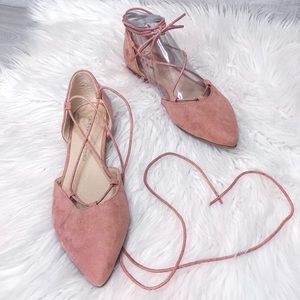 Chinese Laundry Pointed Lace Up Flats